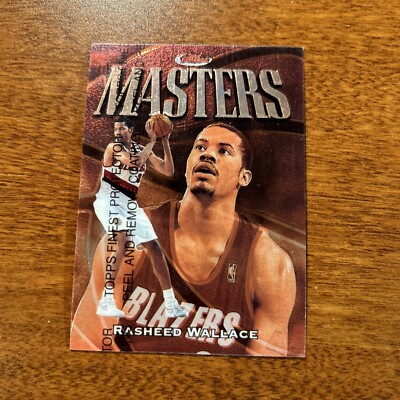1997-98 Topps Finest Masters Bronze #224 Rasheed Wallace B5 | eBay