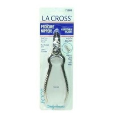 2X LA CROSS PEDICURE NIPPERS-ADJUSTABLE BLADES- 75888