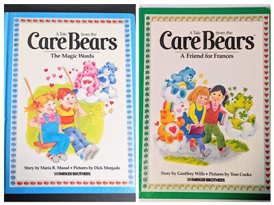 Vintage Care Bears  The Magic Words  Hardcover Book 1984 Parker Brothers Lot 2