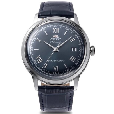 Orient Bambino Accuracy Orient Bambino 38mm Blue Dial Metal Strap