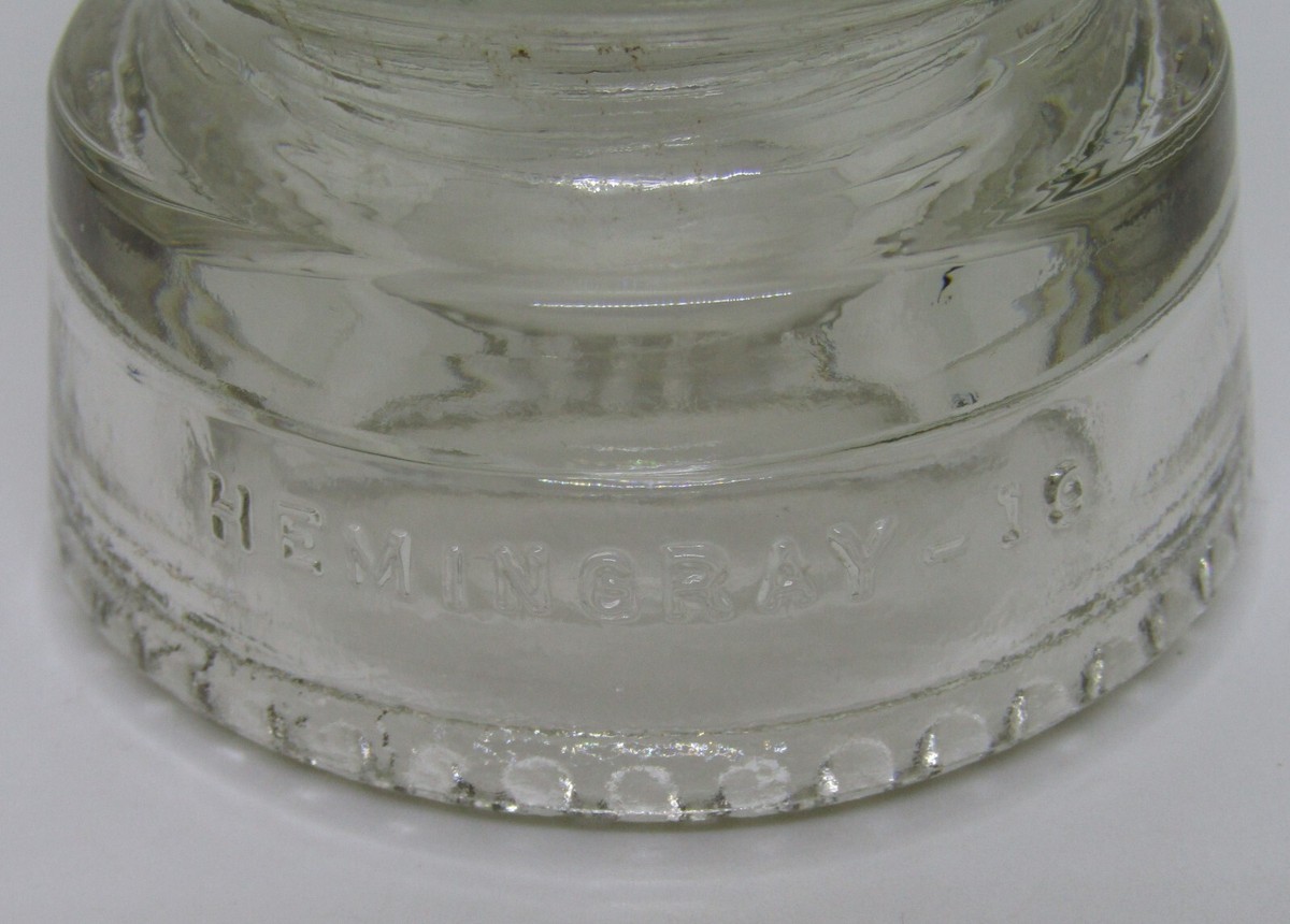 Vintage Hemingray 19 Glass Insulator 25-42 Made In USA | eBay