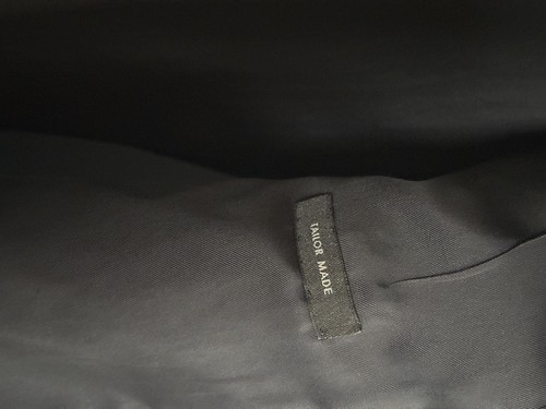 Jil Sander Navy Wool Classic Coat Size 48 - Picture 4 of 5