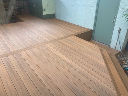 AU Certified Spotted Gum Teak 3rd Gen Co-Extrusion Composite Decking WPC - Picture 11 of 12