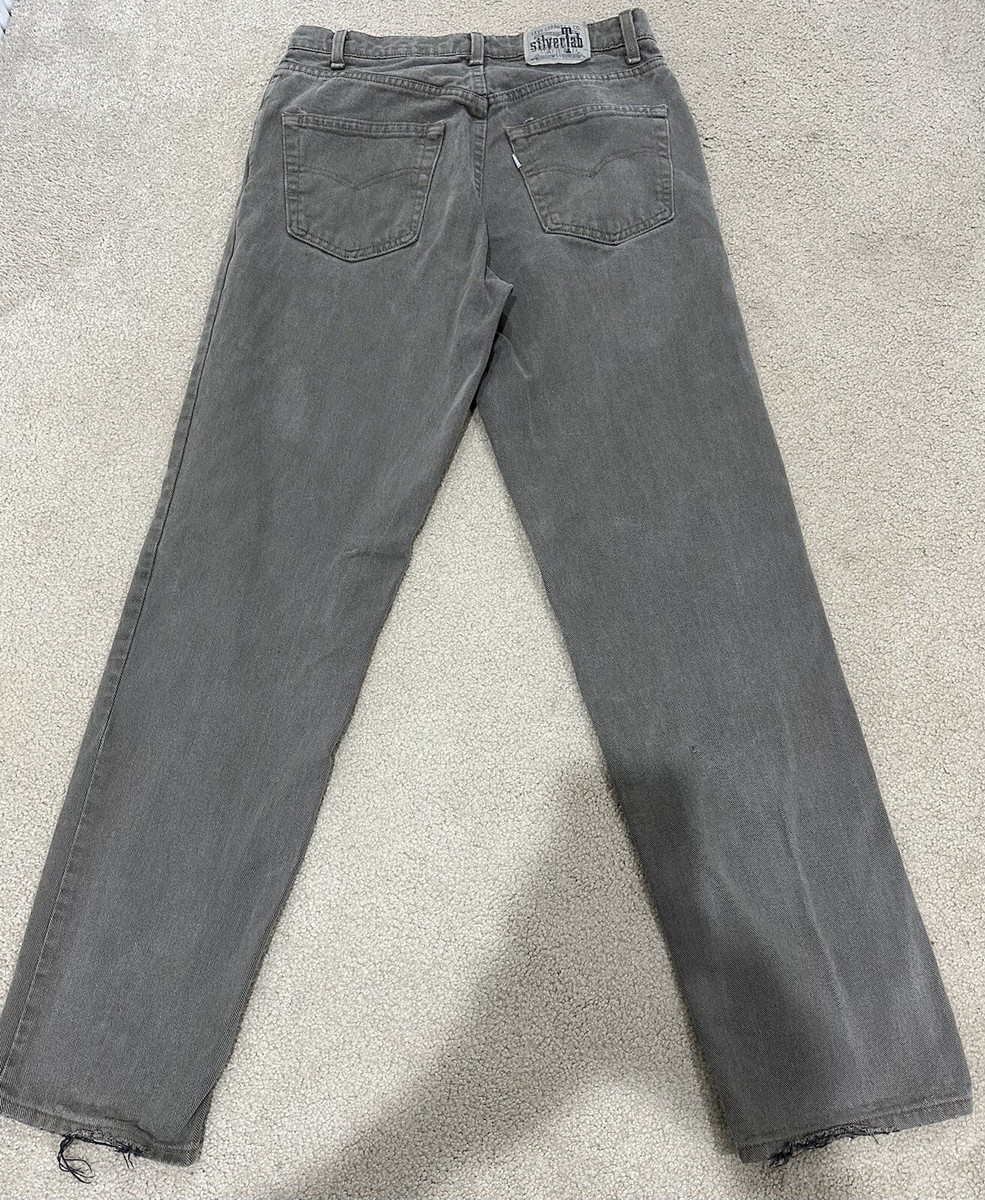 Vtg 90's Levi's Silvertab Straight Leg Jeans Sz-34x34(Tag
