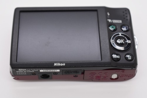 Nikon Coolpix L22 12mp 3,6x Zoom rot Digitalkamera getestet funktioniert mit SD-Karte - Bild 3 von 11