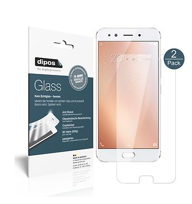 2x Schutzfolie für Vivo X9s Plus - Anti-Shock 9H Folie dipos Glass Displayfolie