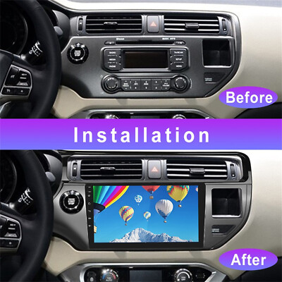 9'' Autoradio Android 13 GPS Navi WIFI BT FM RDS 2+32GB Für Kia Rio K3 2015-2017