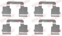 Quick Brake 109-1733 ZubehöR Kit, Scheibenbremsbelag FüR CitroËN, Fiat, Peugeot