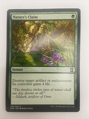 MTG Nature's Claim Eternal Masters 178/249 Regular Common