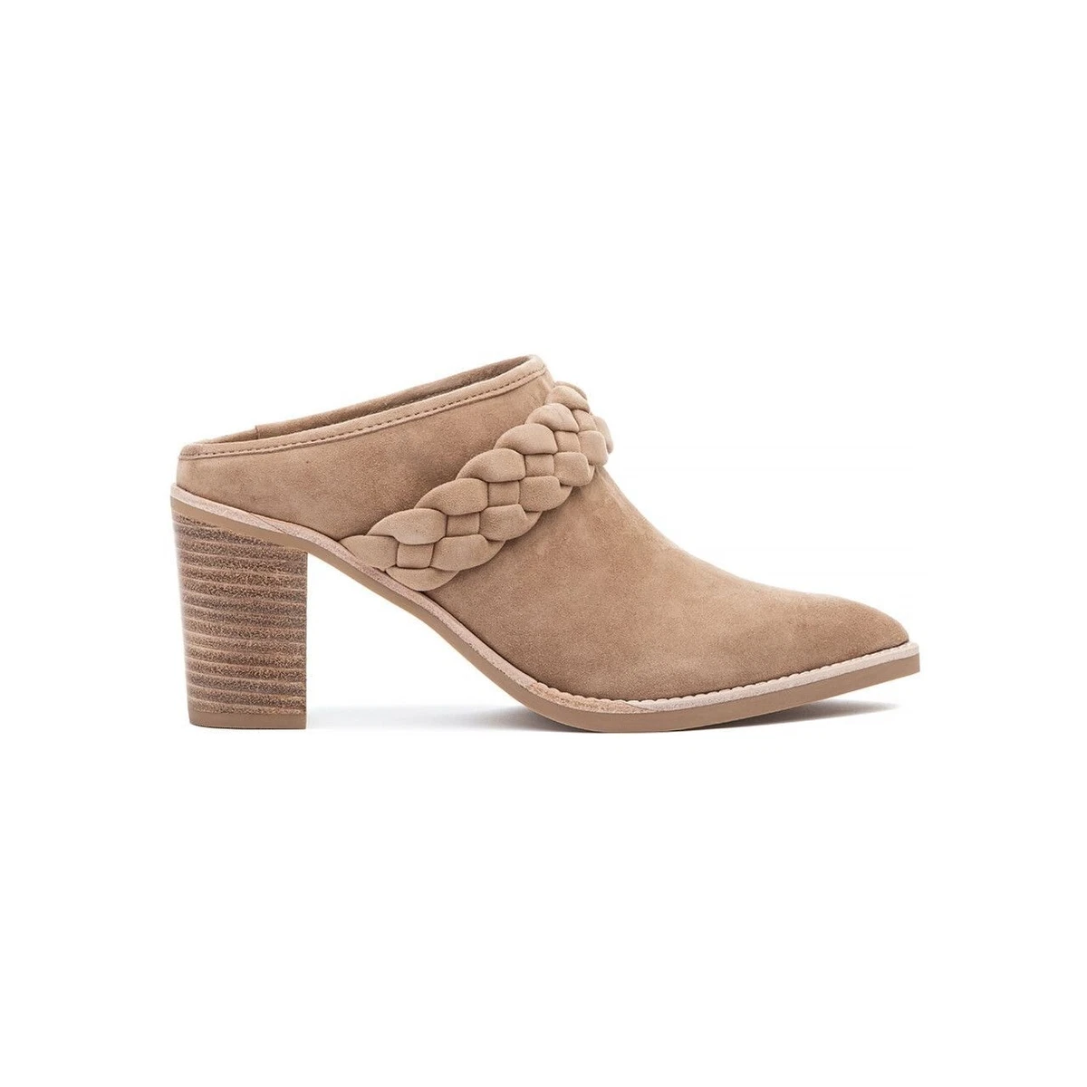 Dolce Vita Serla Braided Mules Truffle Suede Size 7.5 NIB eBay