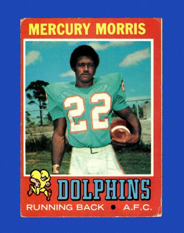 Mercury Morris trading card