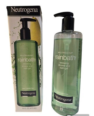 NIB Rainbath, Renewing Shower and Bath Gel, Pear & Green Tea, 16 fl oz (473 ml)