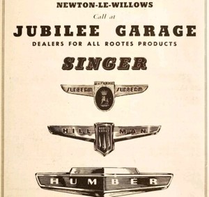 1957 Jubilee Garage Rootes Lancs Import Advertisement Autocar Automobilia DWPP1