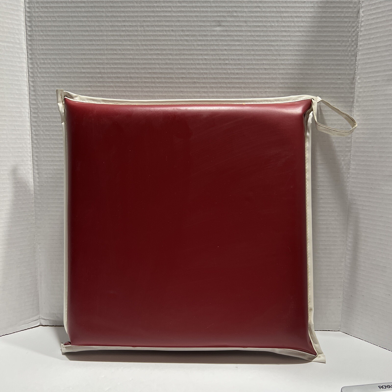 Vintage University Alabama Crimson Tide Football Seat Cushion Red