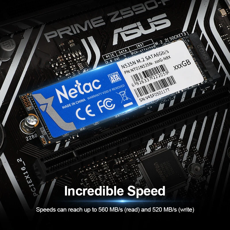 Netac M.2 SATA SSD 960GB 480GB SSD Internal Solid State Drive - Image 4 of 4