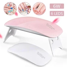 Portable 6W Mini UV LED Lamp USB Charging Gel Polish Curing Machine Nail Dryer
