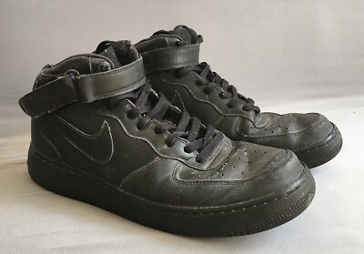 NIKE AIR FORCE 1 MID '07 SCHUHE SCHWARZ HERREN ODER UNISEX - ORIGINAL - EUR 46