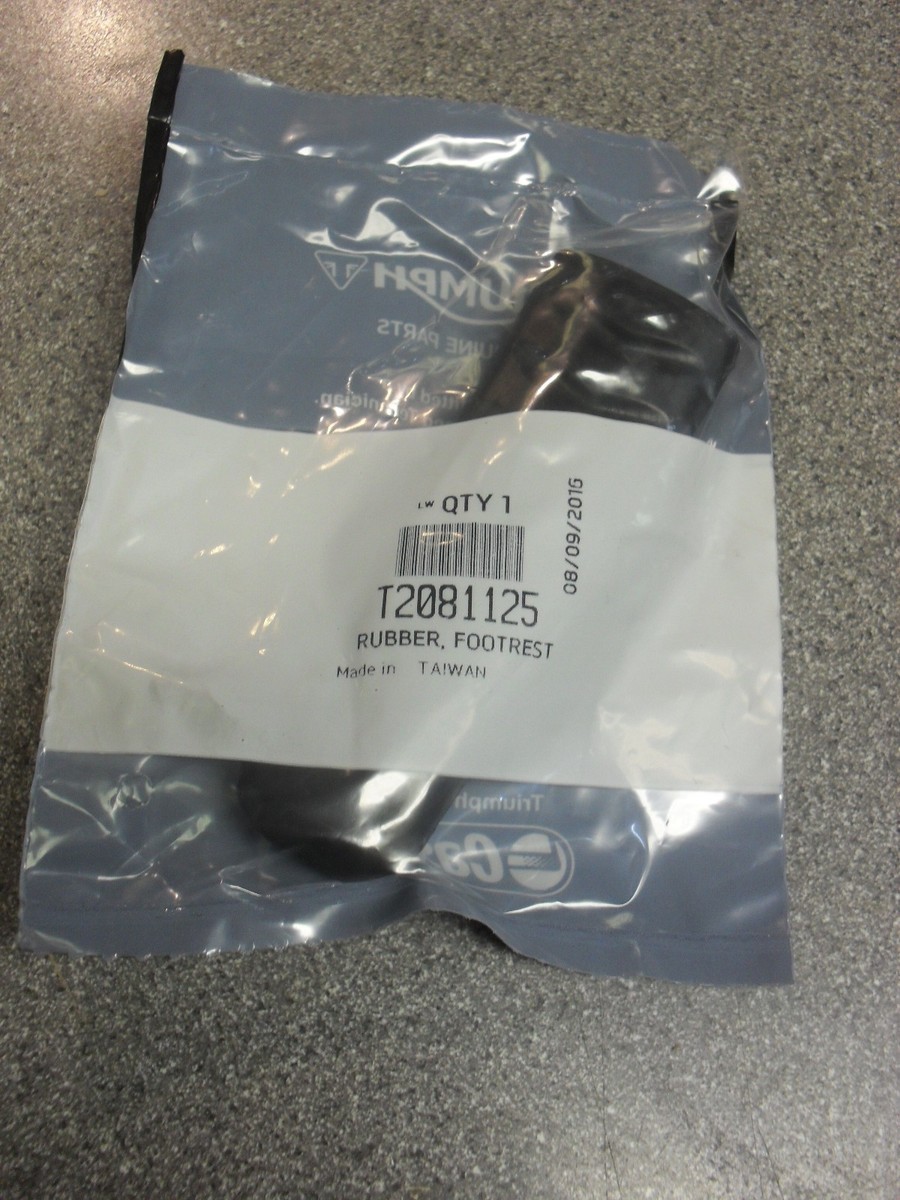 バッグ non TRIUMPH FOOTPEG FOOT PEG RUBBER SPRINT GT ST TIGER 1050 T2081125