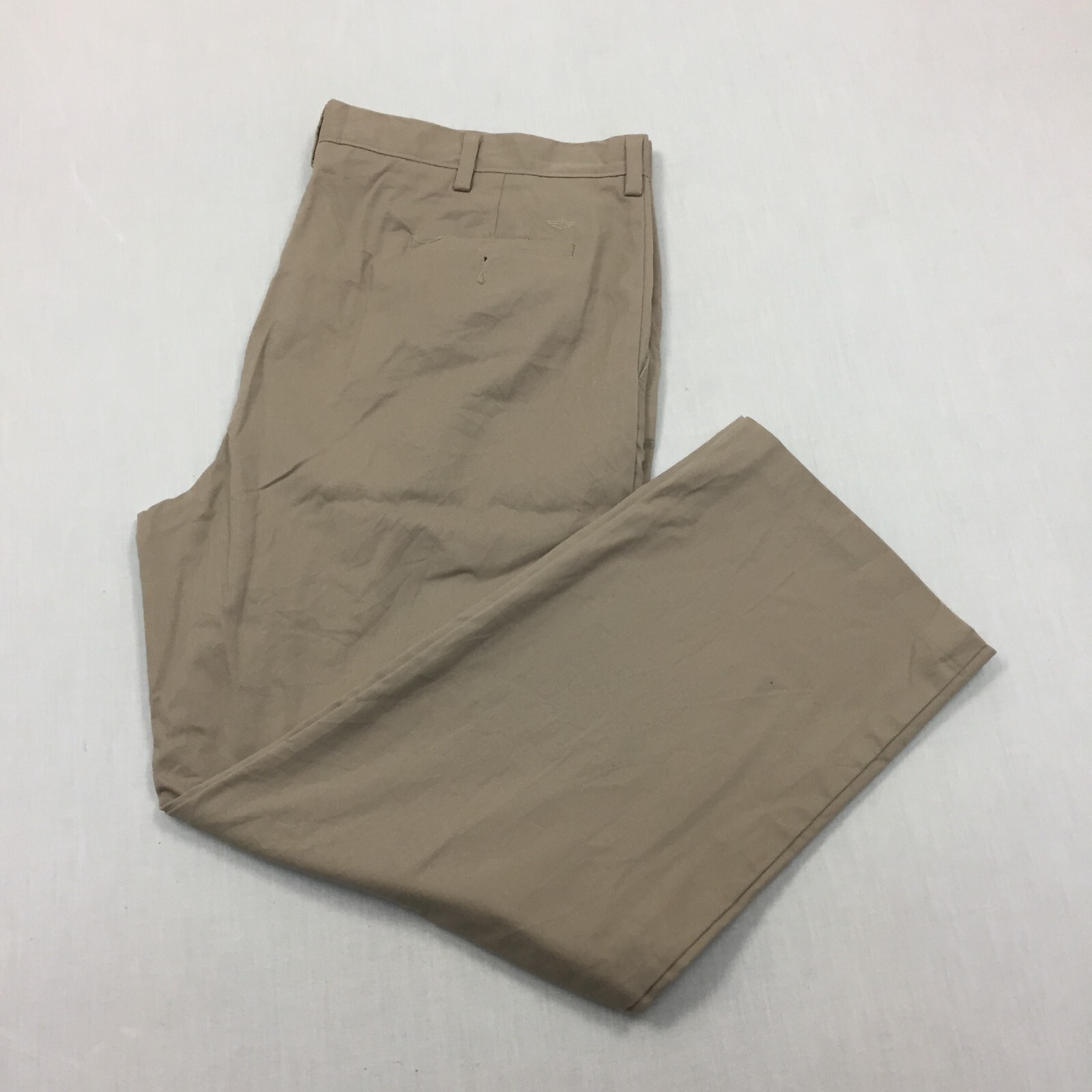 Dockers D3 Chino Trousers Cotton Pants Straight Fit Mens Size 42W 30L Beige