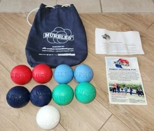 Murbles Tournament 9 Ball Set Lawn Bowling Bocce Outdoor Yard Game In Bag