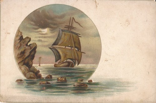 TRADE CARD - 3⅝" x 5½": Toledo, OHIO - Woolson Spice Co. - Lion Coffee - Picture 2 of 2
