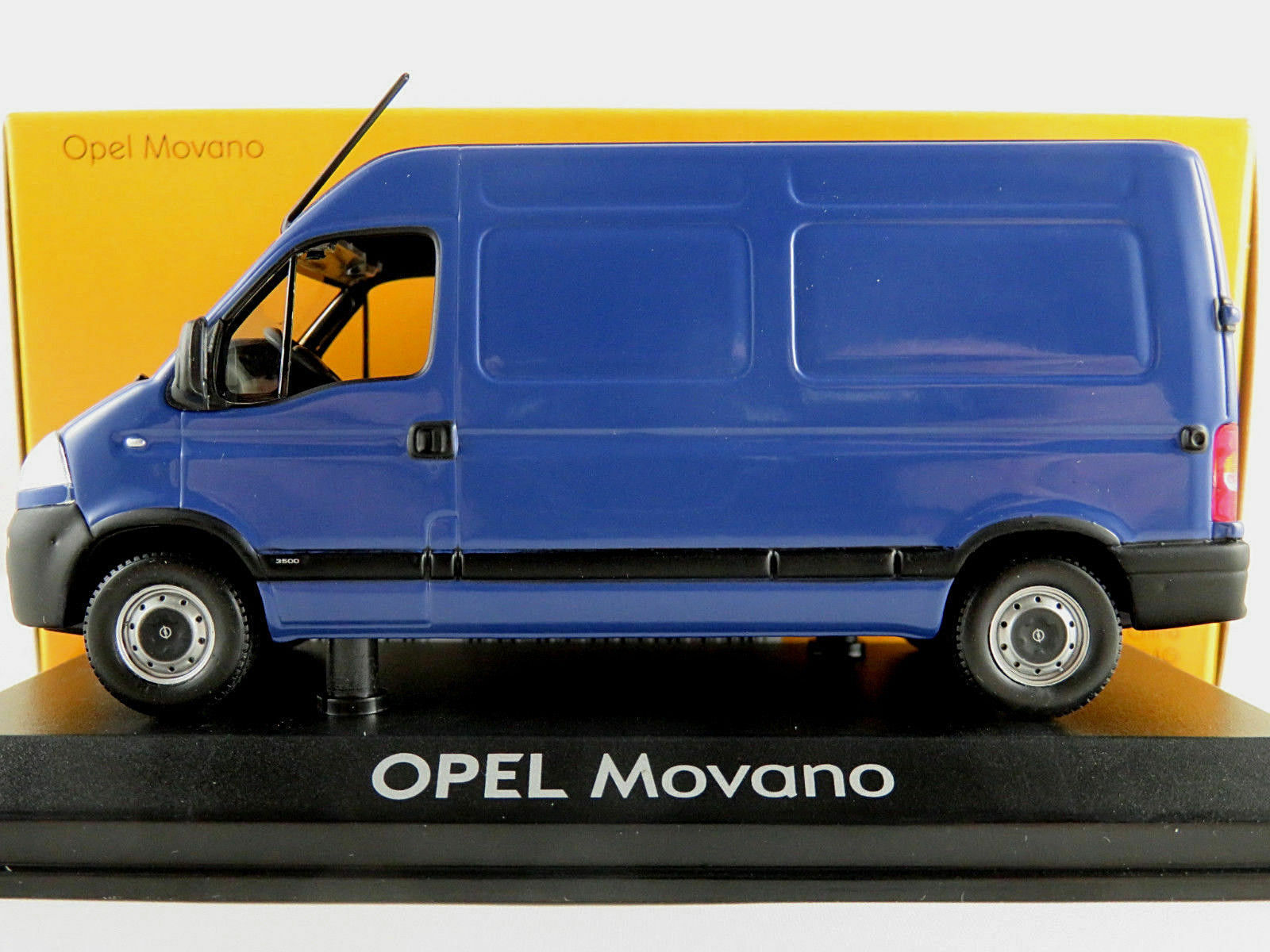 Norev 9163272 Opel Movano 3500 Tole 2003 Phase 2 Bleu utilitaire miniature 1/43