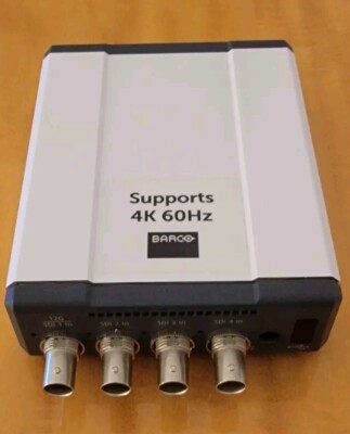 Barco MNA-440 ENC SDI 12G to 4K 60Hz AV-IP FiberOptic Adapter.  Video Converter