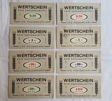 8x Wertschein LPG Geld
