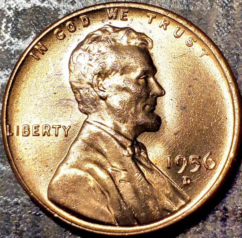 1956 D/D Lincoln Wheat Cent-RED GEM MS+ From OBW Roll! Cheap! RARE-Low Survival!