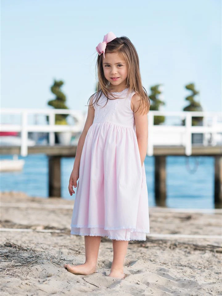 NEW Strasburg Children Summer Dress for Girls size 2-10 Pink Lavender Blue White - Image 2 of 4