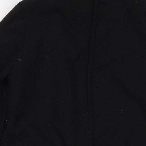 Label Lab Womens Black Bomber Jacket Coat Size 10 Zip - Picture 4 of 10
