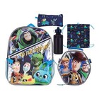 Disney Toy Story 4 Boy's 16” School Backpack Book Bag Lunch Box 5 Piece Set- New