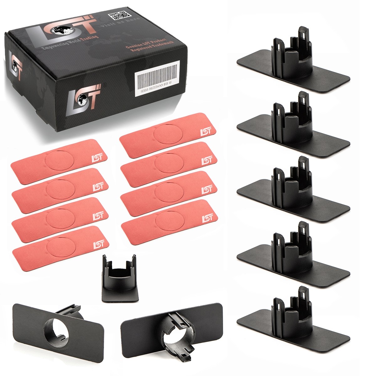 8x Parking Sensor Holder Pdc for Citroen Peugeot 1 3/32in