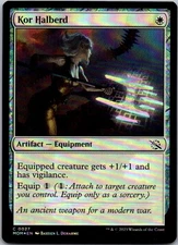 Kor Halberd C artifact Foil March of the Machine 27 LP-NM
