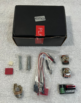 EMG Aktives Kabelsatz Lötfrei mit Ton- und Lautstärkepotentiometern