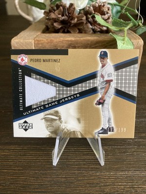 2002 Upper Deck Ultimate Collection - Game Jersey Tier 4 197/199 Pedro Martinez