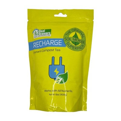 Recharge 16oz   Mycorrhizae & Soil Microbes Instant Compost Tea for Root Grow...