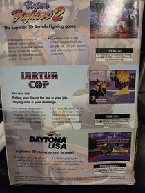 SEGA Saturn Not for Resale 3 Game Lot: Virtua Fighter 2, Virtua Cop, Daytona USA