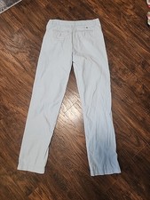 Polo Ralph Lauren Pants Boys Size 20 Blue Flat Front Dress Chino Cotton 30 X 31