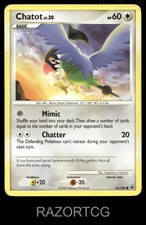 CHATOT 55/100 C MAJESTIC DAWN POKEMON LP/MP