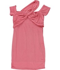 GUESS Womens Malori Off-Shoulder Mini Bodycon Dress, pink, M