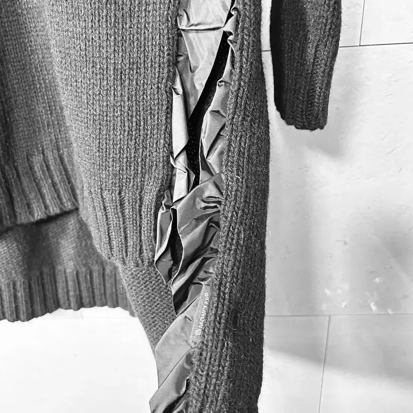 Moncler Black Long Knit Tunic Dress - Size L thumbnail 3