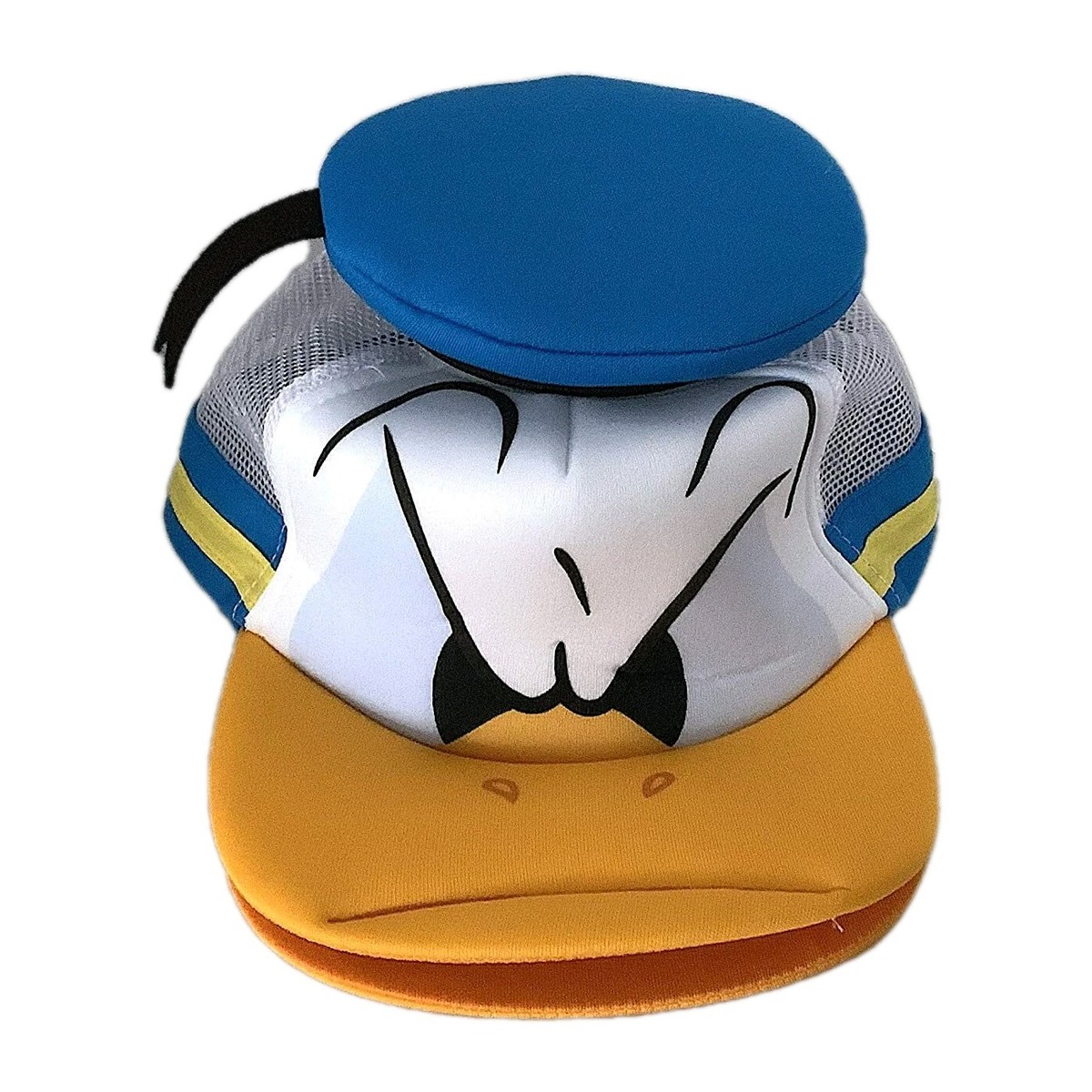 New Disney Parks Donald Duck Hat Mesh Foam Cap Adjustable