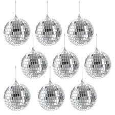 9 Pack 4 Inch Mirror Disco Balls for Parties, Home Decor, Stage Props