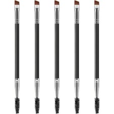 Eyebrow Brush Set Angled Brush Spoolie Eyelash Comb Tool Eyebrow Grooming