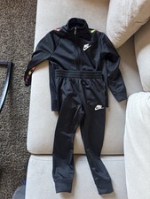 Nike Blue Track Suit Zipped Jacket and Pants Set for Kids, Size Small