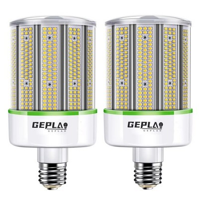 GEPLAD 2-Pack 150W LED Corn Bulb, 1500W Equivalent, E39 Mogul Base, 23,700 Lu...