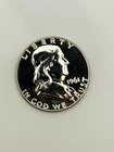 1961 Silver Proof Franklin Half Dollar 90% Silver Nice Mirror Surfaces #1149