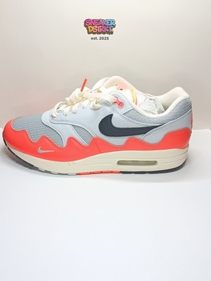 Nike Air Max 1 X Patta Wave Hyper Crimson Pure Herren NEU & OVP GR. 43 44