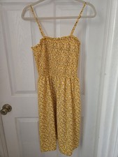 Yellow Floral Dress Cosmic Beauty Women's 2xl Plus Size